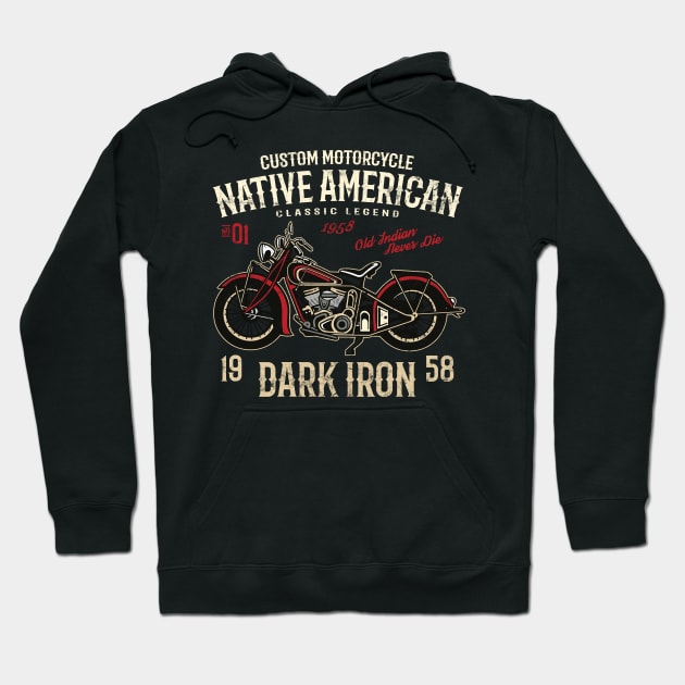 American Motorcycle Hoodie by Jirka Svetlik